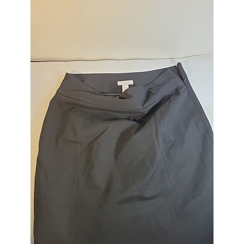 Charter Club Womens Black A Line Skirt Size 8